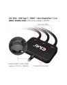 Hub Club 3D CAC-1630 USB Type-C + HDMI™ + MiniDP™ 12 to HDMI™ 4K60Hz HDR M/M Active Adapter 32AWG - nr 32