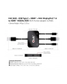 Hub Club 3D CAC-1630 USB Type-C + HDMI™ + MiniDP™ 12 to HDMI™ 4K60Hz HDR M/M Active Adapter 32AWG - nr 9
