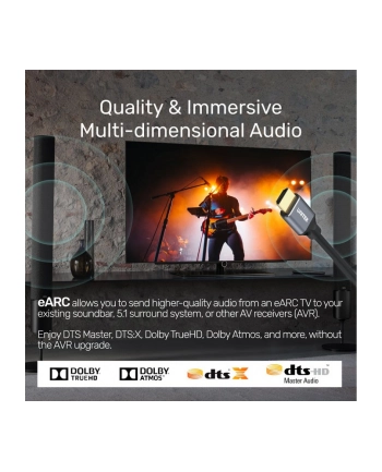 UNITEK KABEL HDMI 21  8K 60HZ  4K 120HZ  5M C140W nr 1