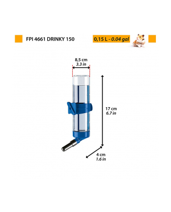 ferplast DRINKY 4661 SMALL - pojnik automatyczny dla gryzoni