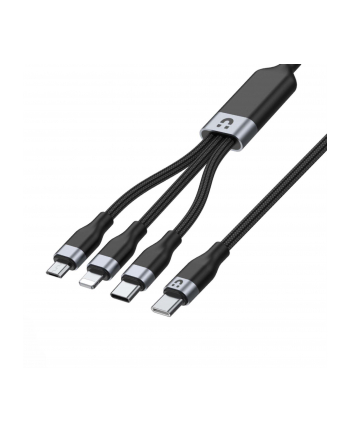 UNITEK KABEL USB 3W1 USBC MICROUSB  LIGHTNING 1 5M