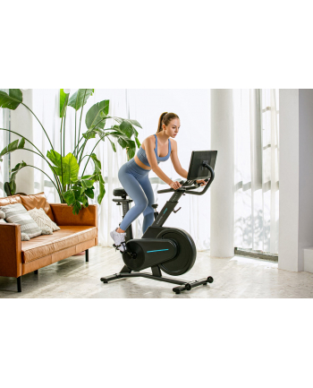 Rower spinningowy  stacjonarny  magnetyczny OVICX Q200X z ekranem dotykowym 15 6  TFT  WIFI bluetooth'app