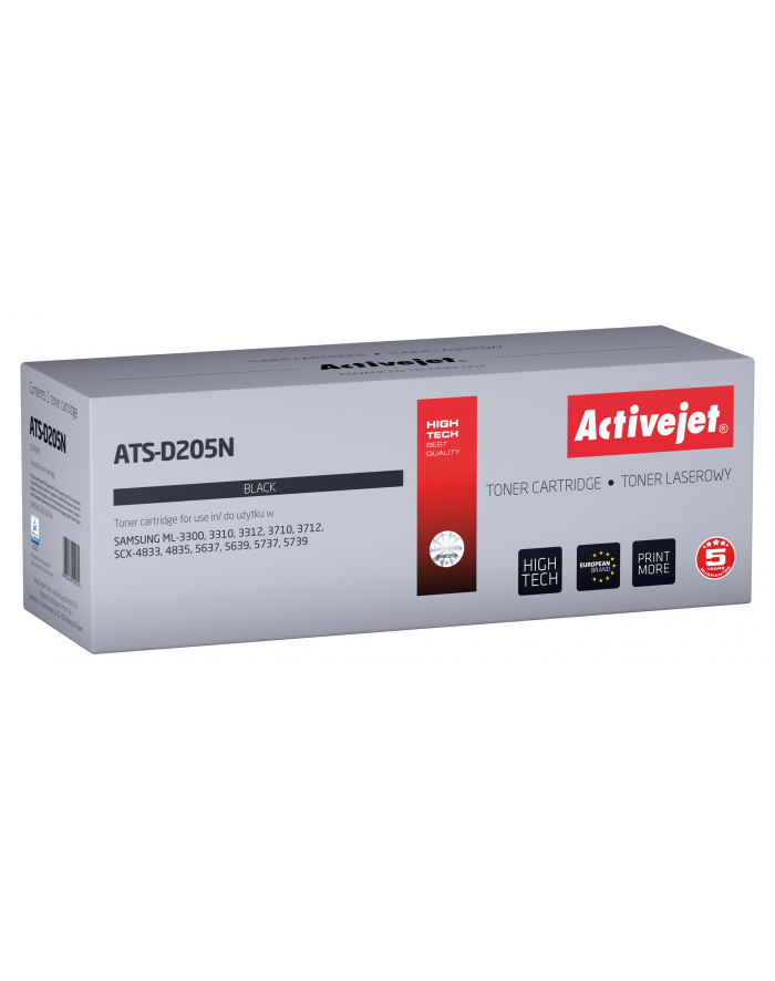 Toner Activejet ATS-D205N (zamiennik Samsung MLT-D205S; Supreme; 2000 stron; czarny) główny