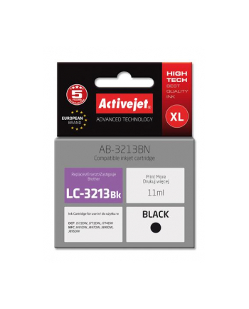 Tusz Activejet AB-3213BN (zamiennik Brother  LC3213BK; Supreme; 11 ml; czarny) nr 2