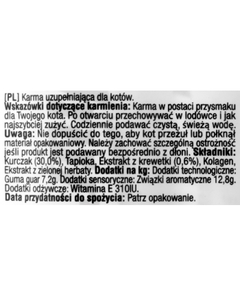inaba Przysmak CHURU Kurczak z krewetkami dla kota 4x14g