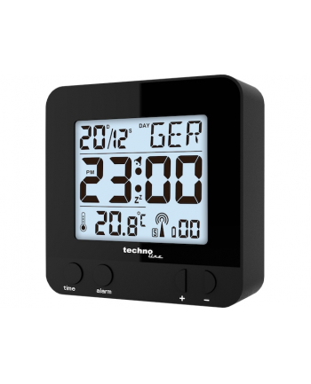techno line Budzik cyfrowy TECHNOLINE WT235B AIR Home Black nr 1