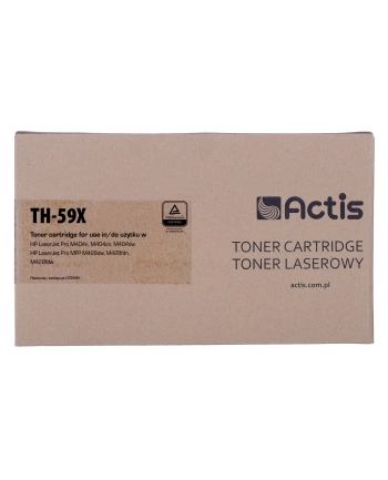 Toner Actis TH-59X (zamiennik HP CF259X; Supreme; 10000 stron; czarny) Z chipem Zalecamy wyłączenie aktualizacji oprogramowania drukarki  nowa aktualizacja może powodować problemy z właściwym działaniem tonera nr 1