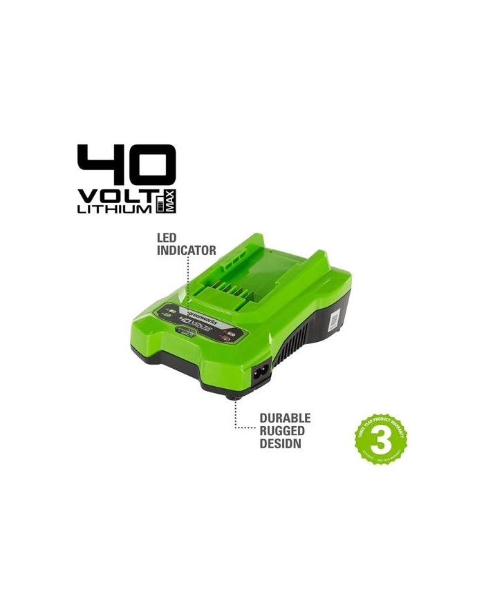 40V Ładowarka 2A GREENWORKS G40C - 2932507 główny