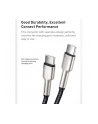 KABEL USB-C DO USB-C BAS(wersja europejska)S CAFULE  100W  1M (CZARNY) KABEL USB CATJK-C01 - nr 12