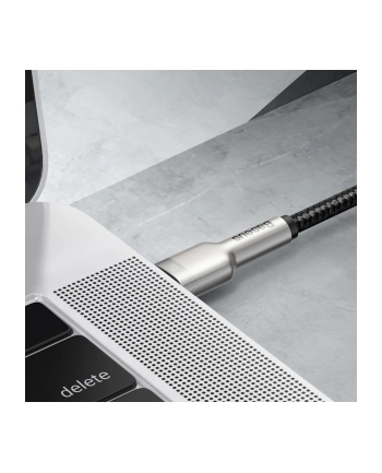 KABEL USB-C DO USB-C BAS(wersja europejska)S CAFULE  100W  1M (CZARNY) KABEL USB CATJK-C01