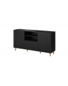 cama meble Komoda PAFOS 150x40x82 czarny mat - nr 5