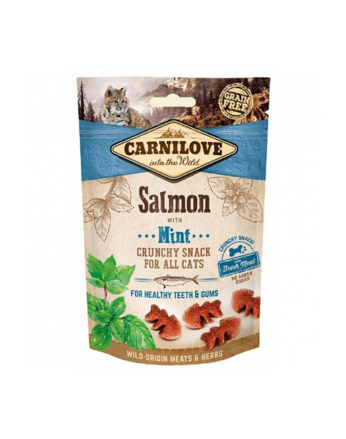 Carnilove Crunchy Fresh Snack Salmon+Mint kot 50g główny