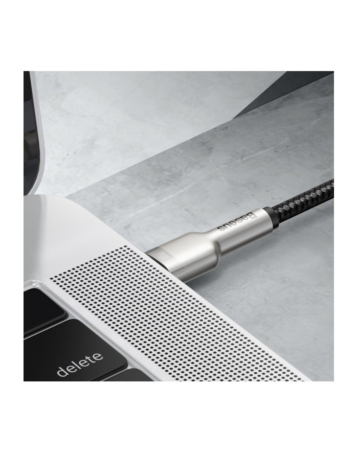 KABEL USB-C DO USB-C BAS(wersja europejska)S CAFULE  100W  1M (CZARNY) KABEL USB CATJK-C01 główny