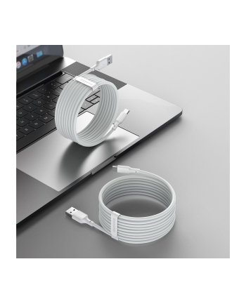 BAS(wersja europejska)S KABEL USB/USB-C SIMPLE WISDOM  40W  5A  15M BIAŁY