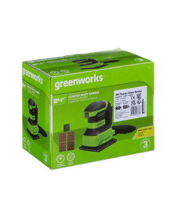 24V Szlifierka oscylacyjna GREENWORKS G24SS14 - 3100507