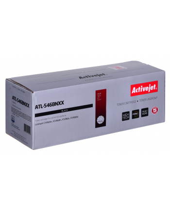 Toner Activejet ATL-546BNXX (zamiennik LEXMARK C546U1KG; Supreme; 8000 stron; czarny)