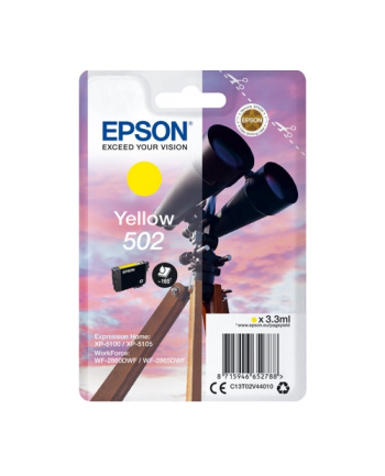 Epson Tusz Żółty C13T02V44010