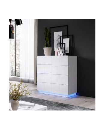 cama meble Oświetlenie REJA komoda 4S niebieskie nr 1