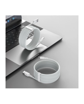 BAS(wersja europejska)S KABEL USB/USB-C SIMPLE WISDOM  40W  5A  15M BIAŁY