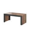 cama meble Ława/Stolik MILA 120x60x50 dąb wotan + antracyt - nr 1