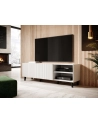 cama meble Szafka RTV PAFOS 150x40x52 biały mat - nr 17