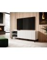 cama meble Szafka RTV PAFOS 150x40x52 biały mat - nr 4