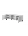 cama meble Szafka RTV PAFOS 150x40x52 biały mat - nr 9
