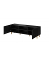 cama meble Szafka RTV PAFOS 150x40x52 czarny mat - nr 16