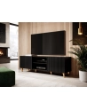 cama meble Szafka RTV PAFOS 150x40x52 czarny mat - nr 20