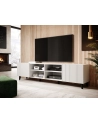 cama meble Szafka RTV PAFOS 200x40x52 biały mat - nr 4