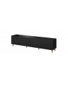 cama meble Szafka RTV PAFOS 200x40x52 czarny mat - nr 12