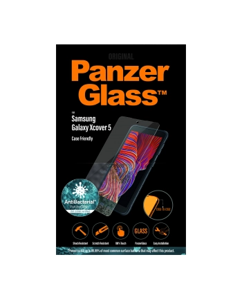 PANZERGLASS SZKŁO HARTOWANE SAMSUNG GALAXY XCOVER 5 DO ETUI ANTYBAKTERYJNE 7267 nr 1