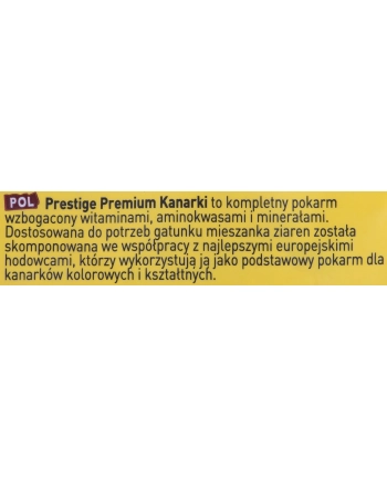 versele-laga VL Prestige Premium Canaries 800G dla Kanarka nr 1