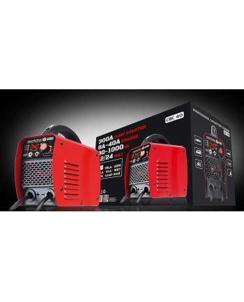 EVERACTIVE PROSTOWNIK SAMOCHODOWY Z ROZRUCHEM  INWERTEROWY  DO AKUMULATORA12V/24V CBC40 nr 2