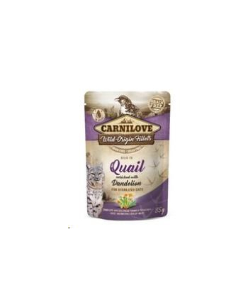 Carnilove Cat Pouch Quail'Dendelion Sterilized 85g