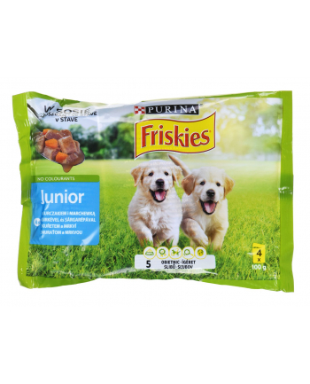 purina nestle FRISKIES JUNIOR Kurczak mar 4x100g