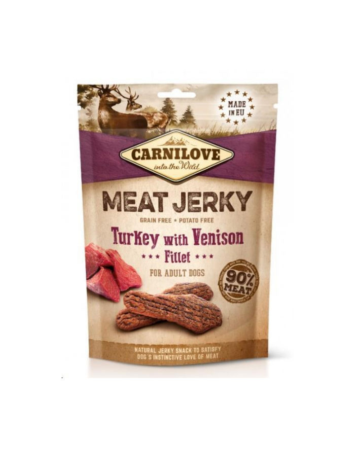 Carnilove Jerky Turkey With Venison Fillet 100g główny