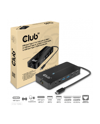 Club 3D CSV-1595 USB Gen1 Type-C 7-in-1 hub