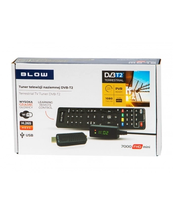 BLOW TUNER DVB-T2 7000FHD MINI H265 nr 1