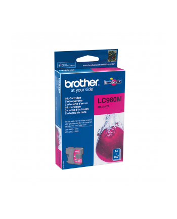 Atrament Brother LC980M do DCP-145, 165; MFC-250, 290 Magenta 260 str.