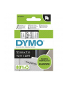 TAŚMA DYMO D1- 12MM X 7M CZARNY/PRZEZROCZYSTY (45010) - nr 72