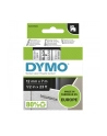 TAŚMA DYMO D1- 12MM X 7M CZARNY/PRZEZROCZYSTY (45010) - nr 15