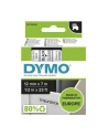 TAŚMA DYMO D1- 12MM X 7M CZARNY/PRZEZROCZYSTY (45010) - nr 31