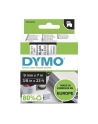 TAŚMA DYMO D1- 9MM X 7M CZARNY/PRZEZROCZYSTY (40910) - nr 37