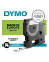 TAŚMA DYMO D1- 19MM X 7M CZARNY/BIAŁY (45803) - nr 47