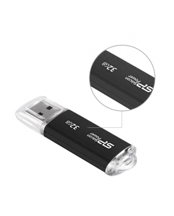 Pendrive Silicon Power Ultima II M01 32GB USB 20 kolor czarny ALU (SP032GBUF2M01V1K)