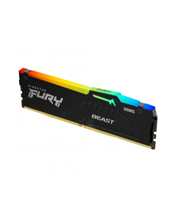 kingston Pamięć DDR5 Fury Beast RGB 16GB(1*16GB)/4800 CL38