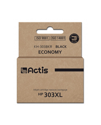 Tusz Actis KH-303BKR (zamiennik HP 303XL T6N04AE; Premium; 20ml; 600 stron; czarny)