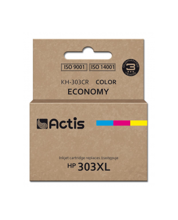 Tusz Actis KH-303CR (zamiennik HP 303XL T6N03AE; Premium; 18ml; 415 stron;  kolorowy)