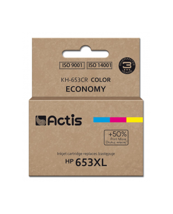 Tusz Actis KH-653CR (zamiennik HP 653XL 3YM74AE; Premium; 18ml; 300 stron; kolorowy)